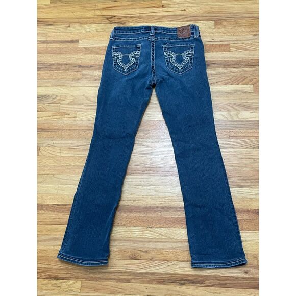 Big Star Maddie Women's 27 Blue Jeans Denim Bootcut Western 5-Pockets Stretch - Picture 2 of 11